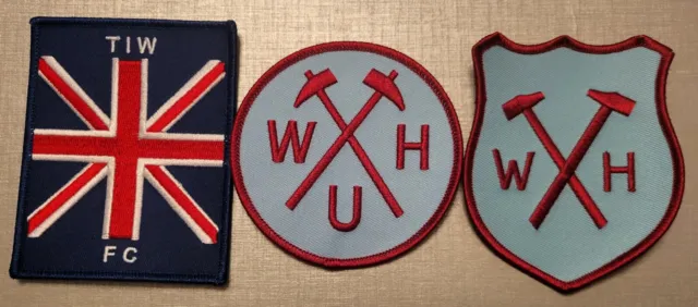 West Ham And Thames Iron Works  Patches x 3