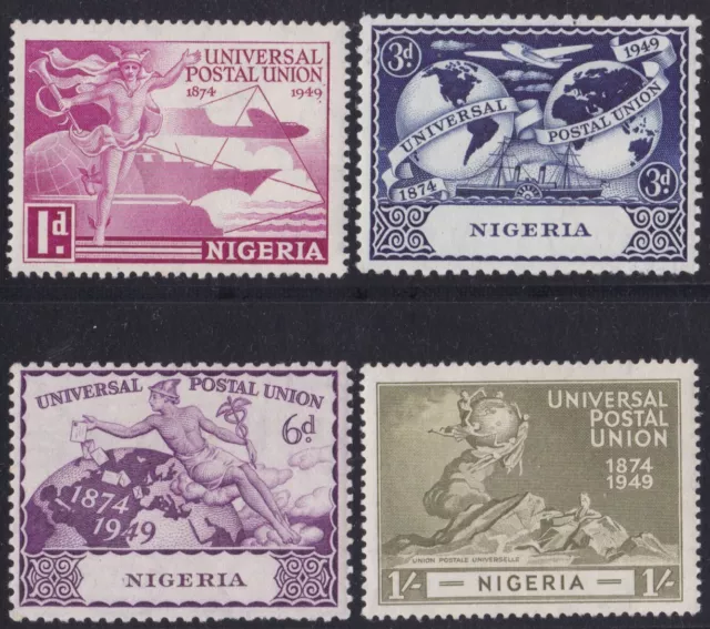 Nigeria UPU Universal Postal Union 1949 MH Stamp Complete Set