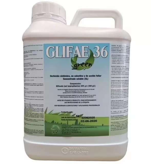 Désherbant herbicide Glifae 5L puissant professionnel jardin