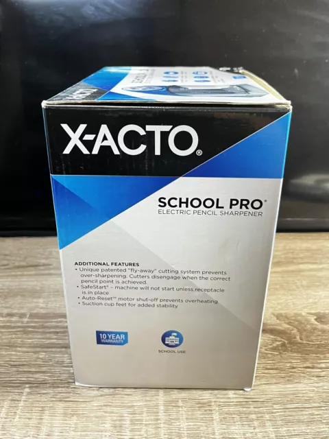 X-Acto Electric Pencil Sharpener, School Pro Break Resistant, School Use 2