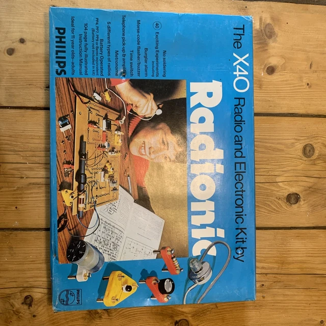 VINTAGE 1970S RADIONIC X40 Radio & Electronic construction kit - Rare ...