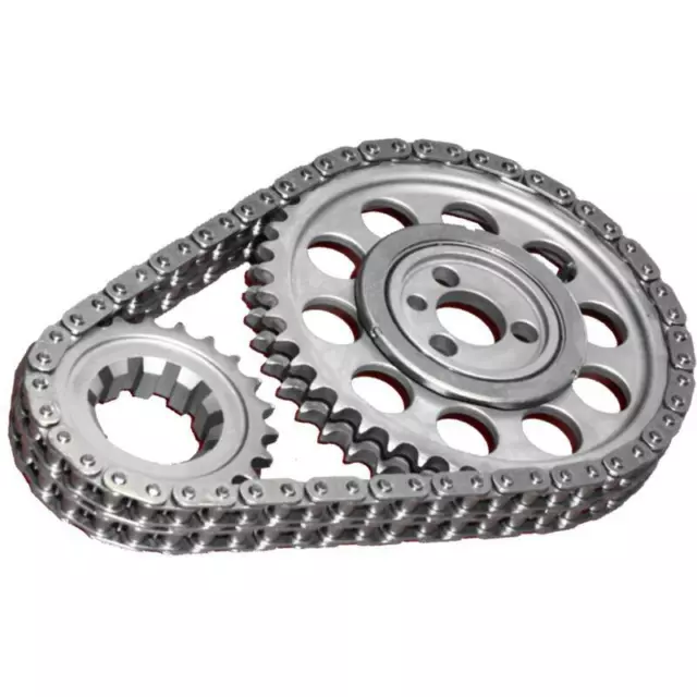 Rollmaster Engine Timing Gear Set CS1050-LB10; Gold-Series for Chevy 262-400 SBC