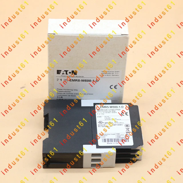 NEW IN BOX EATON Moeller EMR5-W500-1-D Phase Monitoring Relay DHL ...