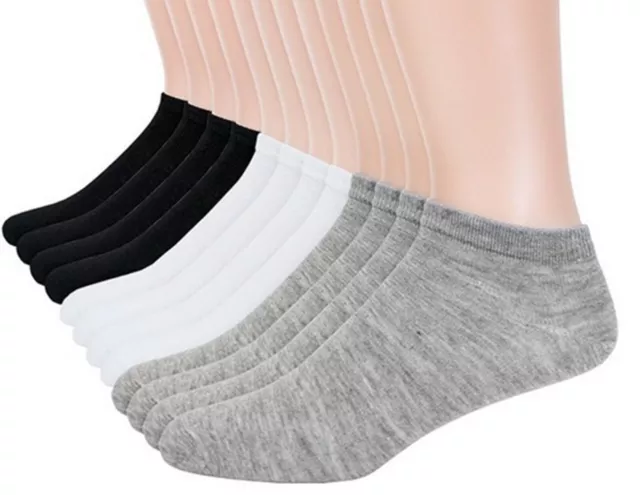Pack 3x 6x 12x Mens Womens Ladies Trainer Socks Extra Soft Cotton Sports Socks