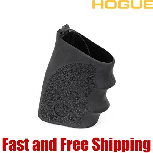 Hogue Rubber Grip Panels For S&W 5900 Series Pistols - Black, Non-Slip, Cobblestone Pattern