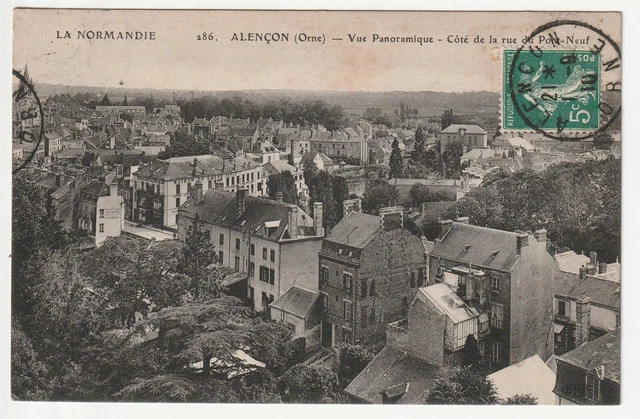 ALENCON - Orne - CPA 61 - vue panoramique