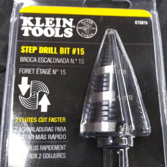 Klein Tools KTSB15 Step Drill Bit #15 2