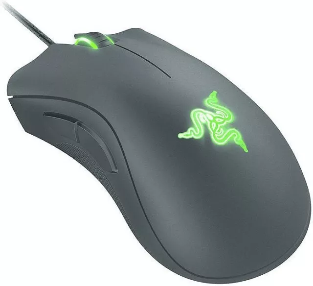 Razer DeathAdder Gaming Maus - Schwarz - minimal gebraucht - ohne OVP #2047