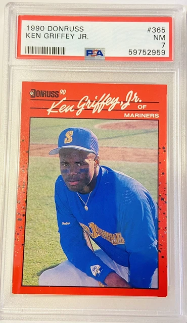 1990 Donruss #365 Ken Griffey Jr. PSA 7 NM Seattle Mariners MLB Baseball