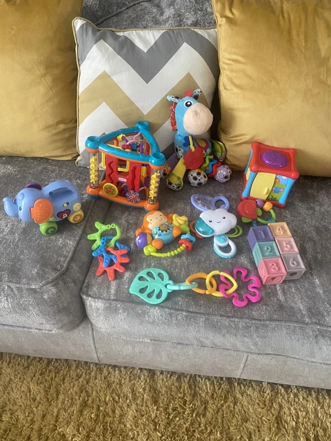 BUNDLE BABY ACTIVITY & Sound Toys Rattles V-Tech Little Tikes Fab ...