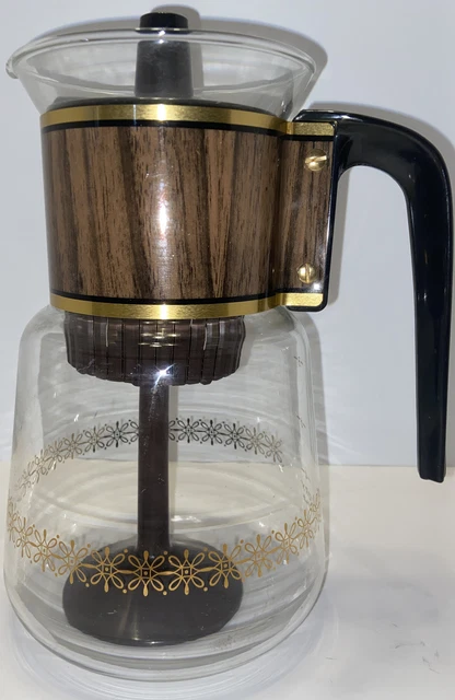 Cory DGPL5 Clear Glass Percolator Kitchen Coffee Pot Stove Top Maker Vintage Cory DGPL5 Clear Glass Percolator Kitchen Coffee Pot Stove Top Maker Vintage