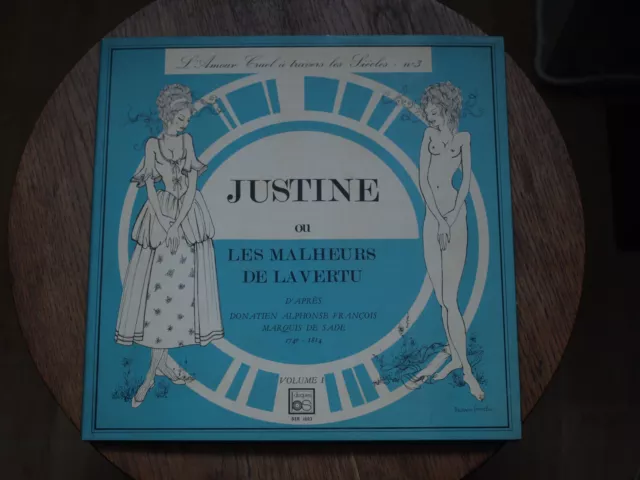 Marquis De Sade "Justine ou les malheurs..." Vol 1 -  LP "L'amour Cruel..."