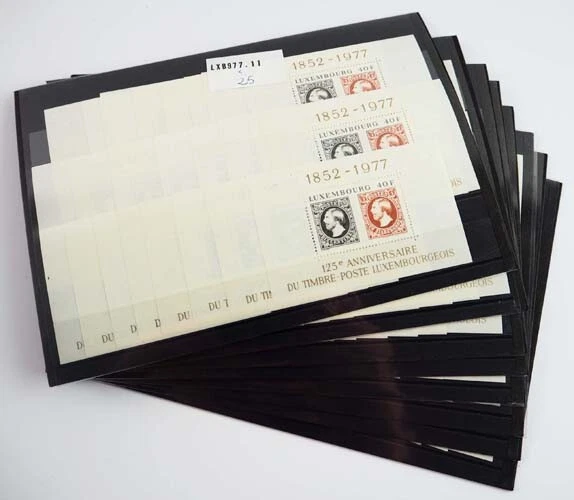 1977 Luxemburg; 200 Blocks 125 Jahre, Bl. 10, postfrisch/MNH, ME 1000,-