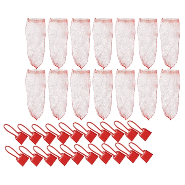 100 Sets of Reusable Produce Bags Egg Mesh Storage Bags Grocery Shopping