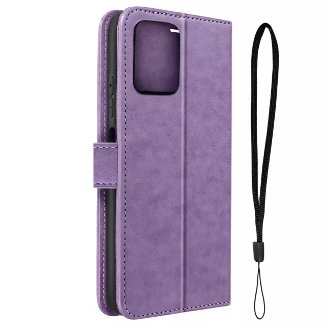 Folio Case for Redmi 10 & 10 2022 Wallet and Stand Mandala Dream Catcher Purple