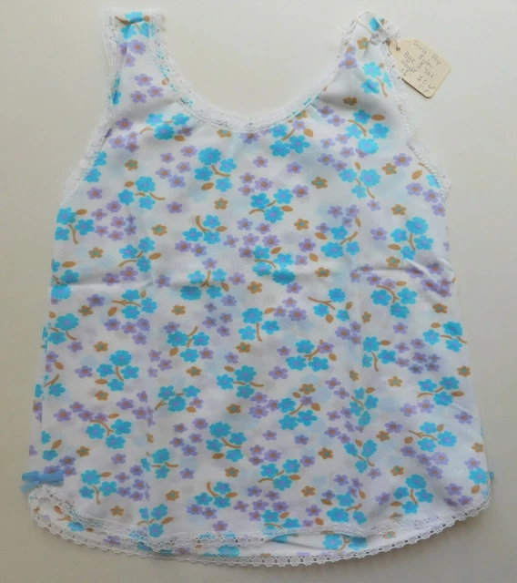 Slip vintage ragazze età 2 anni '60 anni '70 bambini INUTILIZZATI solo per esposizione