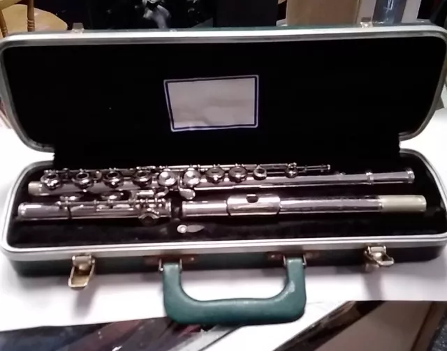 E.L. DEFORD ELKHART Flute with Hard Case 73.89 PicClick AU