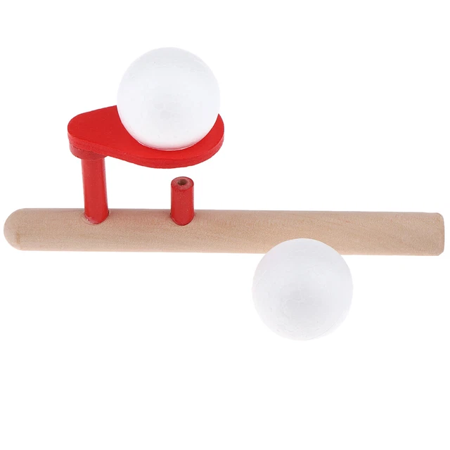 Blow Pipe Balles Jouets Balle flottante Enfants Jeux de fête Jouets en bois de