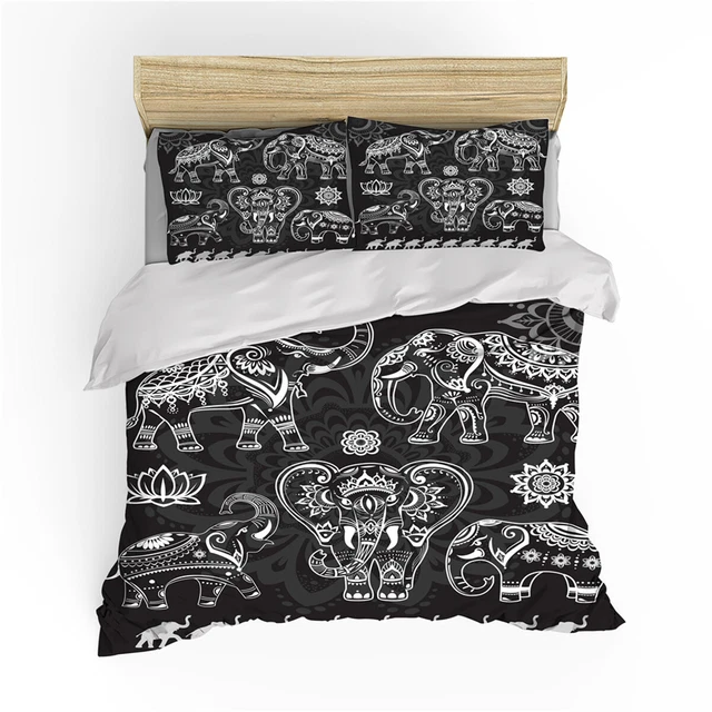 DOONA/DUVET/QUILT COVER SET Single/Double/Queen/King Size Bed Elephant