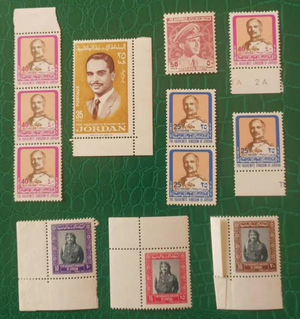 Petit lot de timbres jordanie  kingdom of jordan n**  voir les photo+