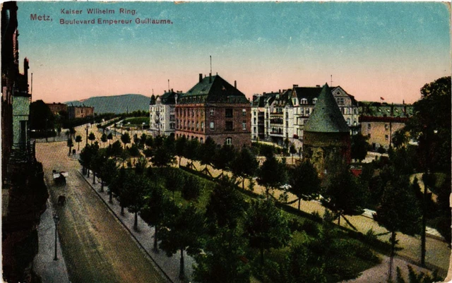 CPA AK METZ - Kaiser Wlhelm Ring - Boulevard Empereur Guillaume (455042)