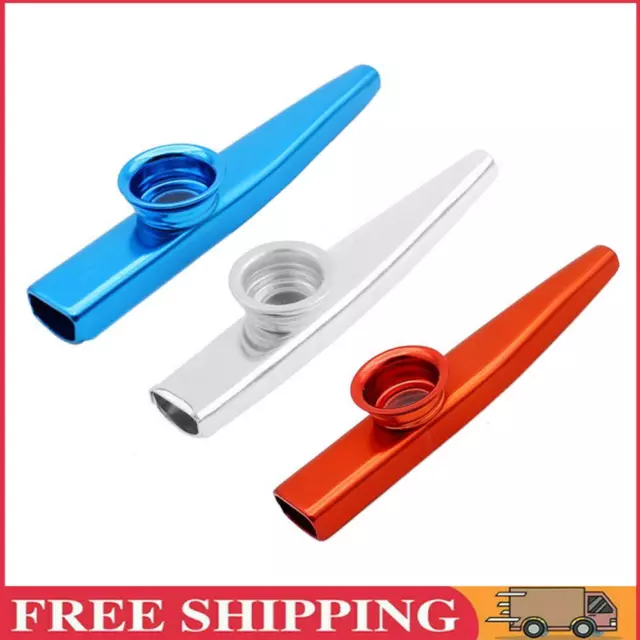 Metal Kazoo Flute Mouth Flute for Beginners Kids Adult Gifts Musical Instrument