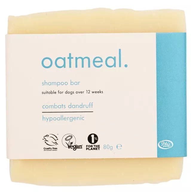 Oatmeal Lavender Dog Shampoo Bar for Itchy Sensitive Skin Hypoallergenic/Natural