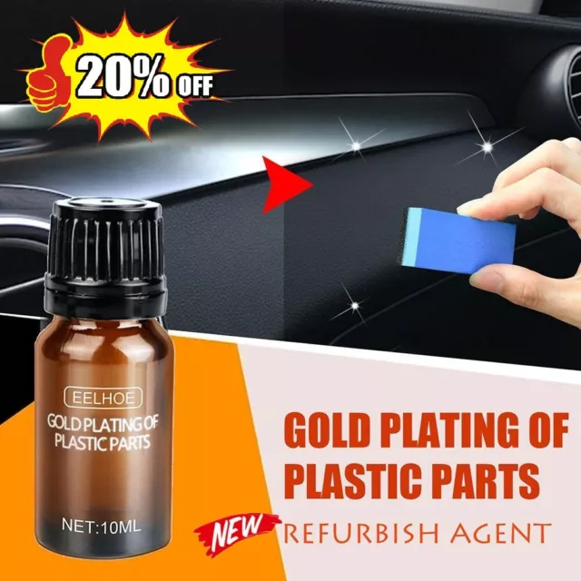 UK Car Plastic Parts Refurbish Agents 10ml Coating Paste Maintenance Car Cleaner