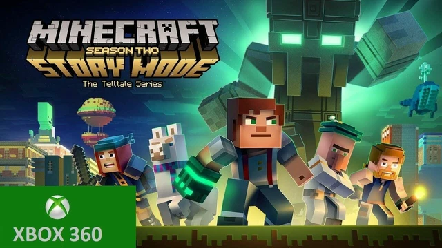 Pack Minecraft Story Mode Saison 2 + Saison 1 - Xbox 360 PAL FR - Très Bon état