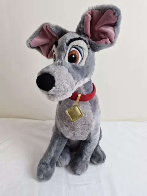 Disney Store Dog Lady And The Tramp Plush Soft Toy 16" Tall Teddy.