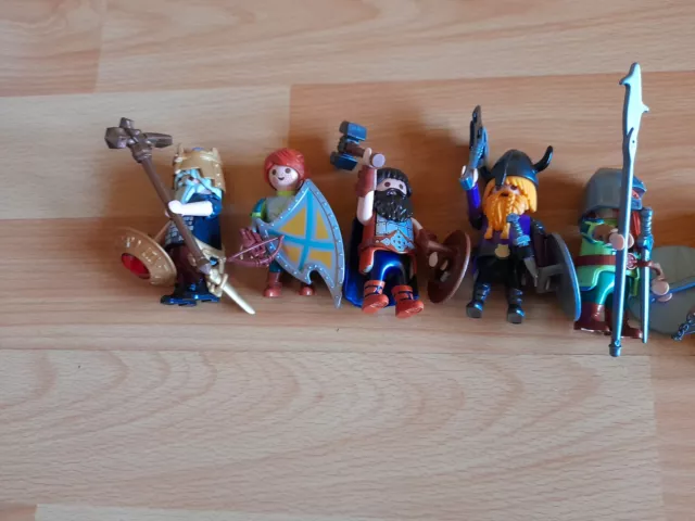 PLAYMOBIL Knights Zwerge Kovolut 7 Figuren Set 6587 6588 5493 684 2