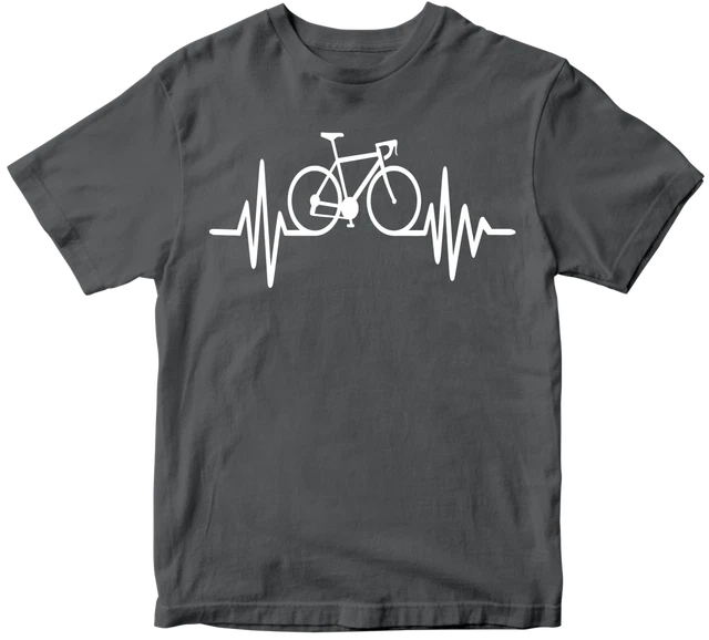 T-shirt ciclismo pulse novità battito cardiaco bicicletta sport corse regalo maglietta top 2