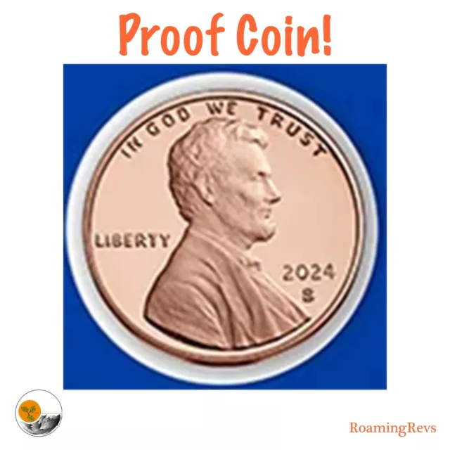 2024 S *PROOF* Lincoln Shield 1c Penny Cent –DCAM -U.S. Mint Coin-PRE-SALE!