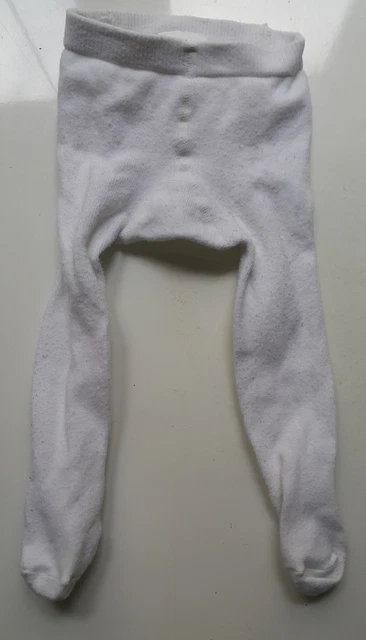 Collant Bambino Cerimonia Bianco La Bortini, Misure 48-86, Cotone Ed Elastan