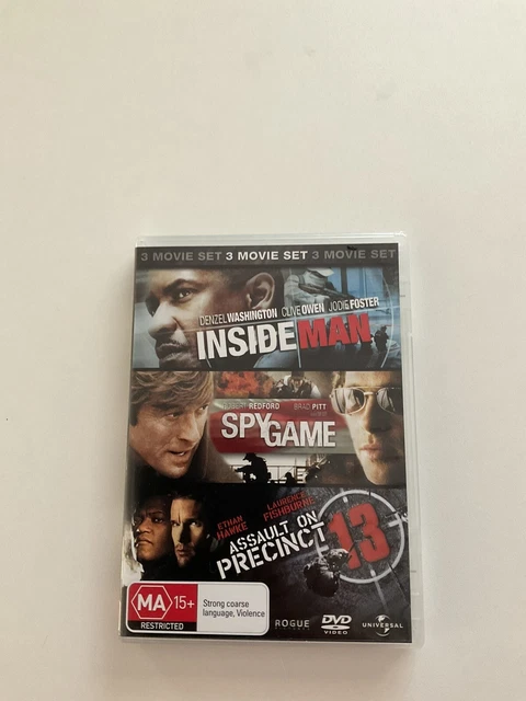 Inside Man /Spy Game /Assault on Precinct 13 (DVD 3 Movie Set) Region 2, 4. E1