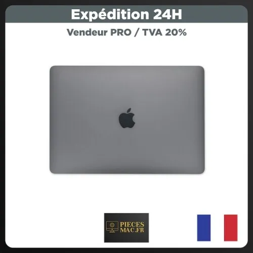 Ecran Apple MacBook Pro 13" M1/M2 A2338 2020 2022 Dalle LCD Complet - Gris