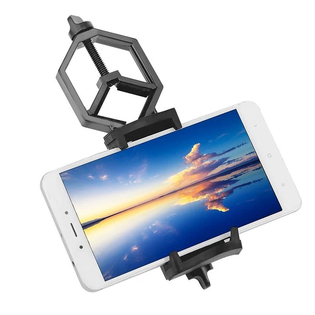 Adaptador de cámara de teléfono resistente y confiable para microscopio de mira de detección