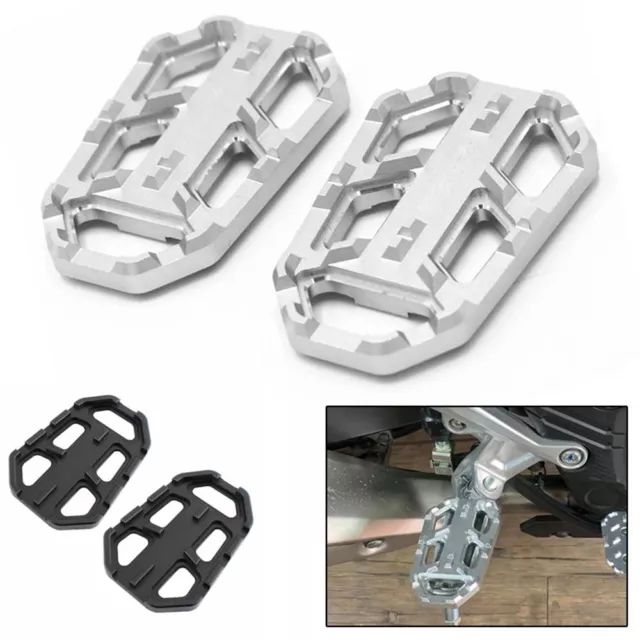 Pedal Front and Rear Large Pedals Motorcycle Pedals Footpegs Rider Footboard