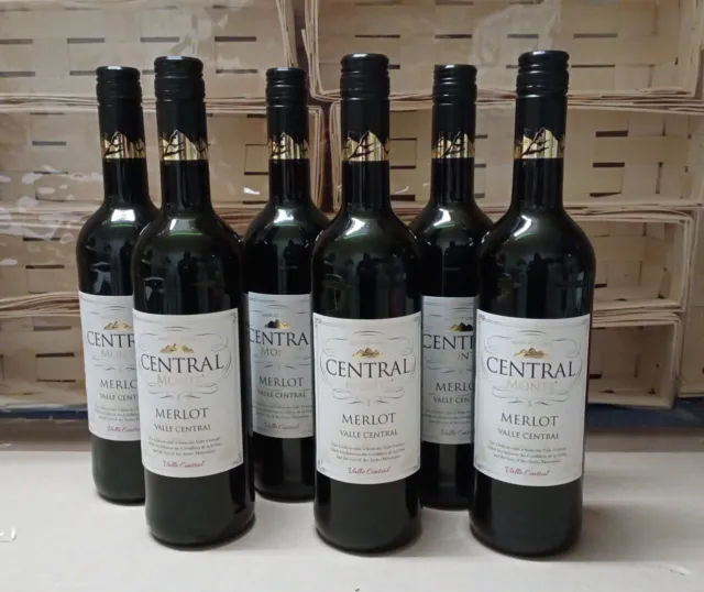 Konkursmasse: 6x Central Monte Merlot Valle Central 2019 750ml 13%