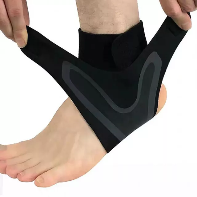 1 PC Sport Ankle Stabilizer Brace Compression Ankle Support Tendon Pain Reli7H