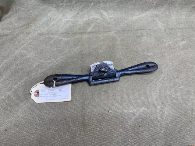 Record Curved Bottom Spokeshave