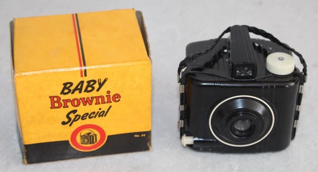Boxed Vintage Camera BABY BROWNIE SPECIAL Lot KS