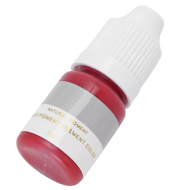 (Rose Red)Fast Coloring Lip Tattoo Ink Practice Microblading Pigment ECA