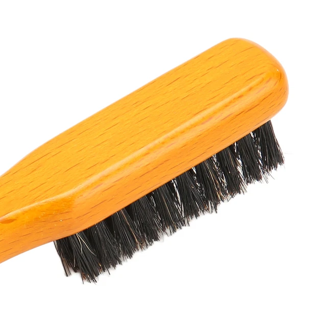 Brosse De Coiffage De Barbe Manche En Bois Portable Outil De Nettoyage De