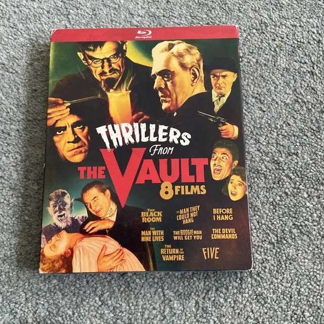 THRILLERS FROM THE Vault 8 Classic Horror Films (Bluray, 2022) SEALED