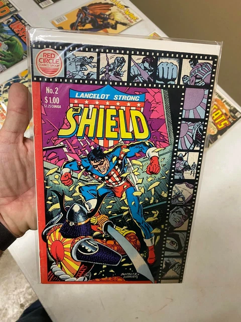 Lancelot Strong the Shield comic book #2 by Red Circle Comics