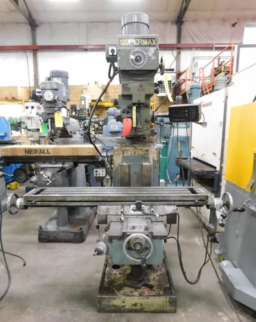 #10757: Supermax Vertical Milling Machine