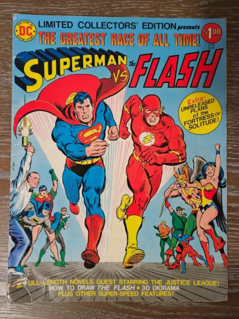 Superman vs The Flash DC Treasury Edition Vol. 5 No. C-48 1976 
