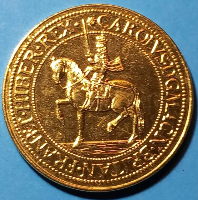 RETRO-1642 Charles 1 'Briot's Design' Gold Noble - Gap Filler *UK DISPATCH*