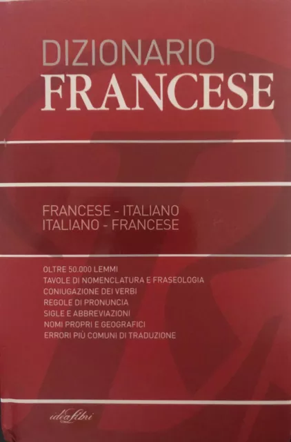 DIZIONARIO FRANCESE-ITALIANO ITALIANO-FRANCESE EUR 15,90 - PicClick IT